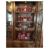 Lenox Wine Glasses, Cranberry Glass