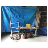 Vintage Feed Cart, Hardware, & More