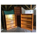 Three Pine Bookcases