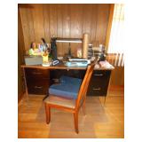 Desk, Chair, & Office Supplies 
