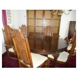 China Cabinet, Chairs/Table 
