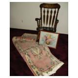 Rocker and Oriental Rug