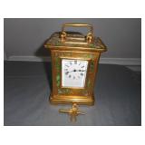 Tiffany Gilded Desk Clock