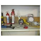 Fire Extinguisher & Lights