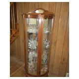Oak Curio Cabinet