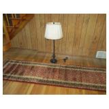 Oriental Style Rug & Lamp