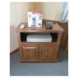 CDs, DVD Player, & Cabinet