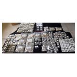 Hundreds of coins, silver & gold