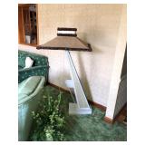 Matching Floor Lamp - both with original fiberglass shades