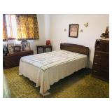 Antidque Waterfall bedroom set