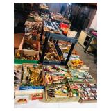 Fisjhng tackle and accessories - the basement is full