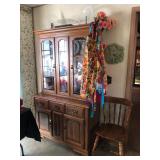 Matching china cabinet