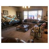 Matching sofa & loveseat