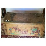 cowboy toy chest