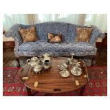 Williamsburg Sofa, Pewter tea set & more