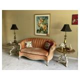 great brass lamps, watercolor