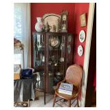 China Cabinet full of Silverplate