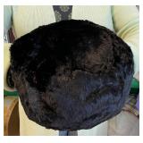 Fur Muff - believed to be sealskin - antique