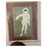 Picasso Serigraph - The White Clown