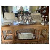 Silver Plate Tea Service, Baroque