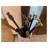 Great assortment of canes