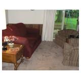 Loveseat & occasional Chairs