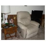 Leather recliner
