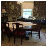 American Empire Revised dining room set