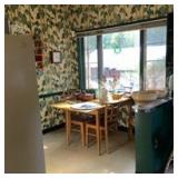 MCM maple wood dinette set