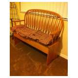 solid wood bench 