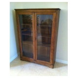 second glass from cabinet antique