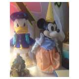 Large Disney Porcelain Music Box Dolls