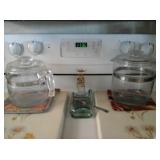 ANTIQUE GLASS COFFEE POTS