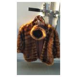 VINTAGE FUR  AND HAT