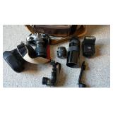 PENTAX CAMERA W LENSES