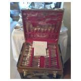 GEORGE & MARTHA STERLING SILVER 52 PC