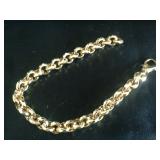 14K Gold Rolo Link Bracelet