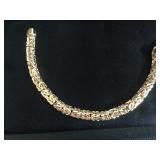 14K Gold Byzantine Link Bracelet