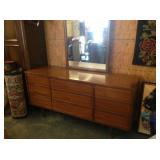Mid Century Triple Dresser