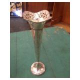Sterling Trumpet Vase