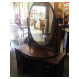 Mahogany Vanity & Mirror