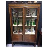 Edwardian Inlaid Display Cabinet