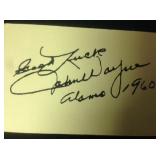 Signed John Wayne 1960