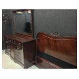 Vintage Mahogany French Bedroom Set