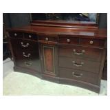 Mahogany French Dresser