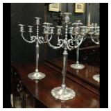 Pair of Tall Candelabras