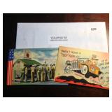 Lot of 12 Military Unused Postcards