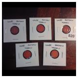 Red WWII Ration Tokens