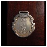 Silver Colt Firearms Watch FOB