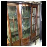 Edwardian Inlaid Display Cabinet